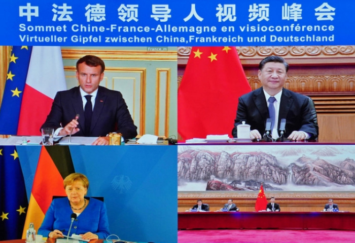 Хятад, Франц, Германы төрийн тэргүүнүүд онлайнаар уулзжээ