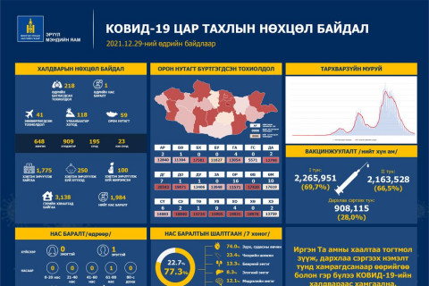 ЭМЯ: Улаанбаатарт 118, орон нутагт 59, зөөвөрлөгдсөн 41 тохиолдол батлагдав