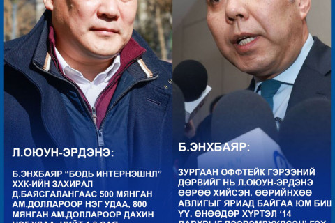 Л.Оюун-Эрдэнэ, Б.Энхбаяр нар өөрсдөдөө зориулж зохиол бичив үү, эсвэл хулгайчид уу