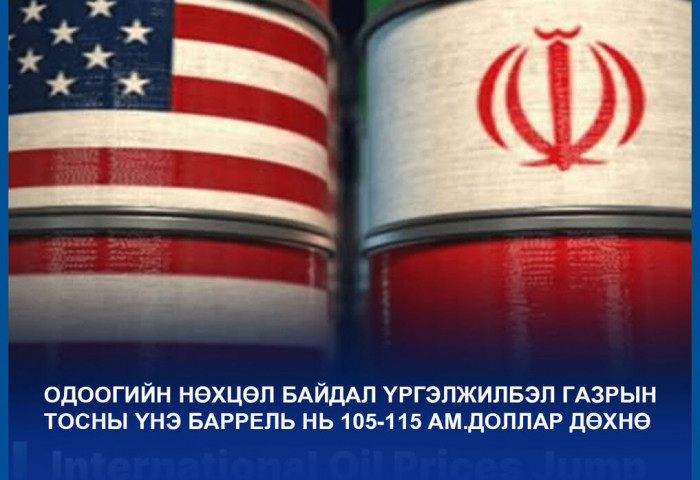 Иран Ормузын хоолойг дахин хааснаар газрын тосны үнэ өслөө