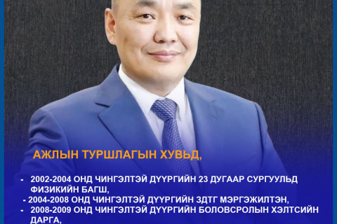 Нийслэлийн Засаг даргын орлогч Т.Даваадалайгийн оронд томилогдох Б.Мөнхбат гэж хэн бэ