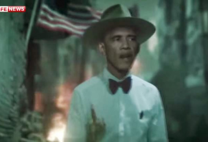 Барак Обамаг шоглосон клип интернетийг донсолгож байна