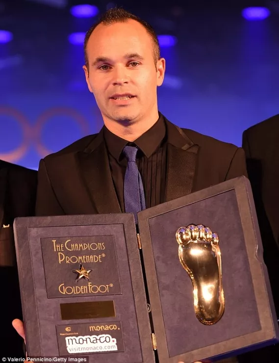 А.Иньеста "Golden Boot" шагналын эзэн болжээ