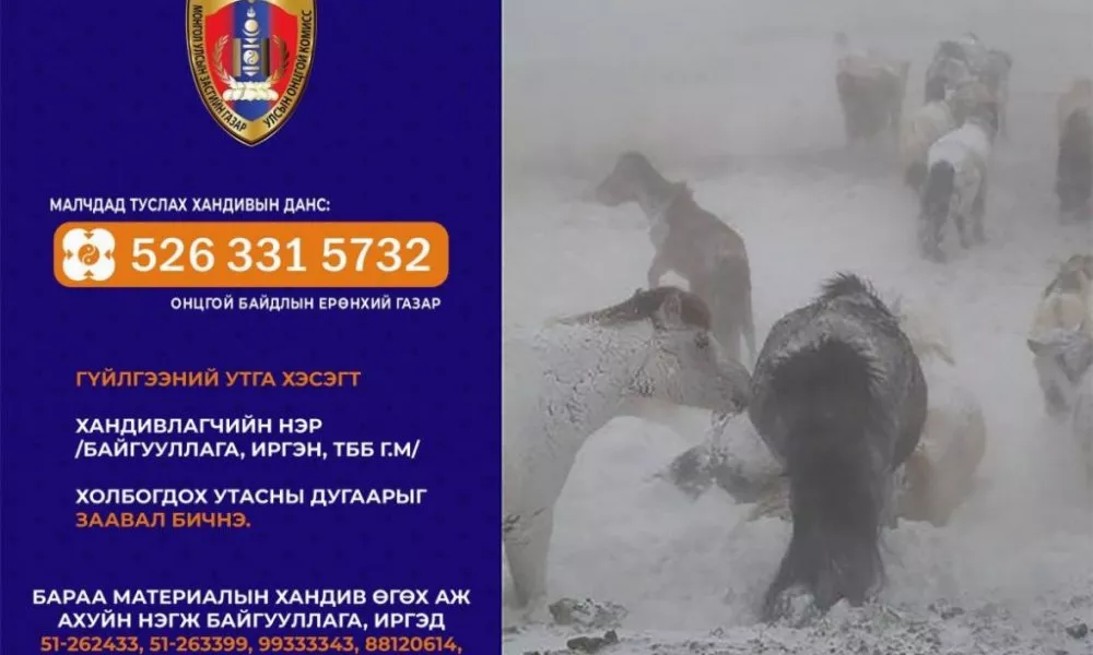Одоогоор УОК-т 1 тэрбум төгрөг бэлнээр, 500 сая төгрөгийн бараа материал иржээ