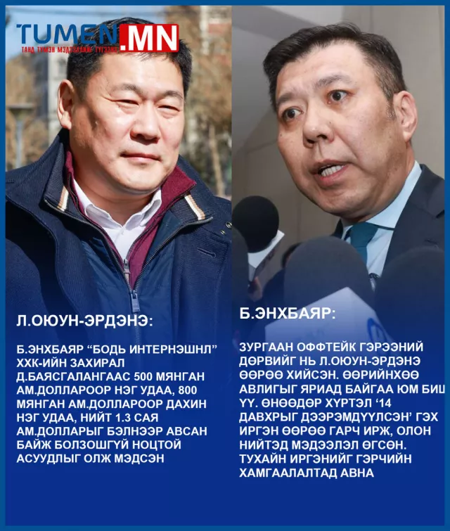 Л.Оюун-Эрдэнэ, Б.Энхбаяр нар өөрсдөдөө зориулж зохиол бичив үү, эсвэл хулгайчид уу