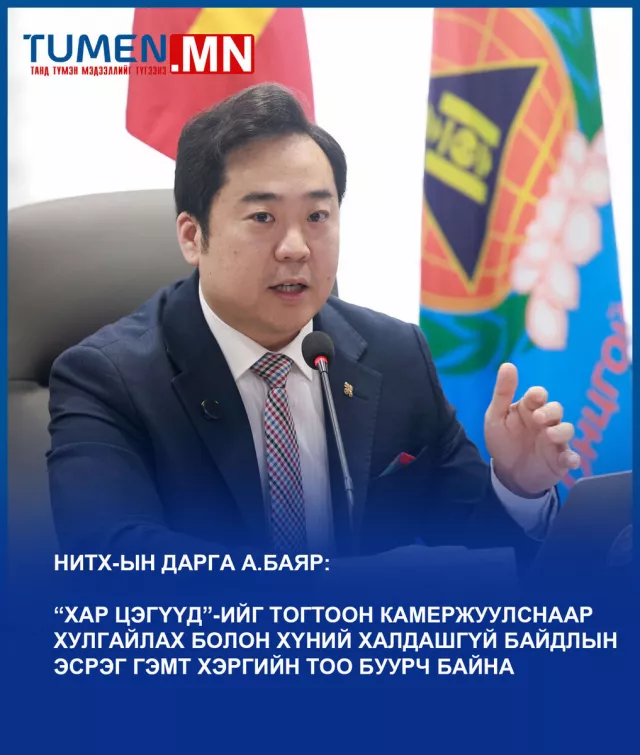 НИТХ-ын дарга А.Баяр: “Хар цэгүүд”-ийг тогтоон камержуулснаар гэмт хэргийн тоо буурч байна