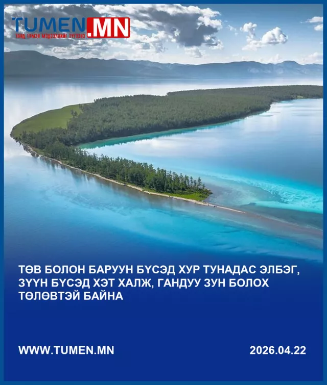 Төв болон баруун бүсэд хур тунадас элбэг, зүүн бүсэд хэт халж, гандуу зун болох төлөвтэй байна
