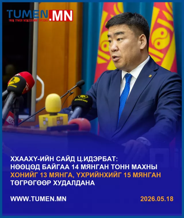 ХХААХҮ-ийн сайд Ц.Идэрбат: Нөөцөд буй хонины махыг 13 мянга, үхрийнхийг 15 мянган төгрөгөөр худалдана